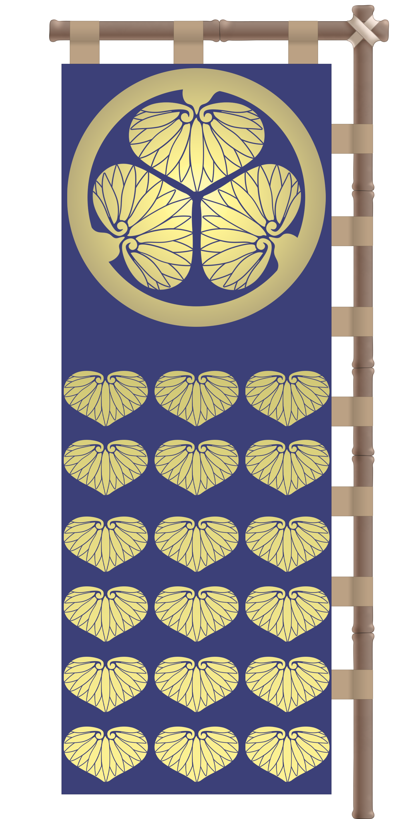 Знамя «Сасимоно» рода Мацудайра